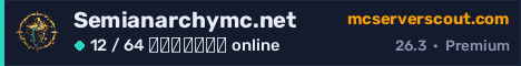 Banner του server Semianarchymc.net