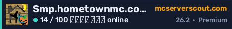 Banner του server Smp.hometownmc.com