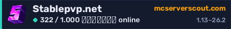 Banner του server Stablepvp.net