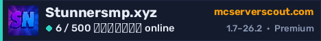 Banner του server Stunnersmp.xyz