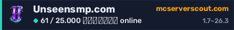 Banner του server Unseensmp.com
