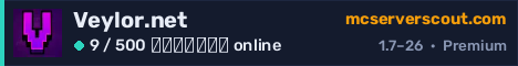 Banner του server Veylor.net