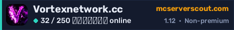 Banner του server Vortexnetwork.cc