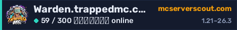 Banner του server Warden.trappedmc.com