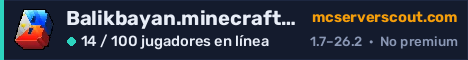 Banner del servidor Balikbayan.minecraft.best