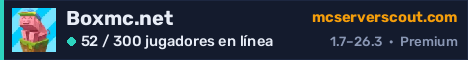 Banner del servidor Boxmc.net
