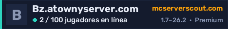 Banner del servidor Bz.atownyserver.com