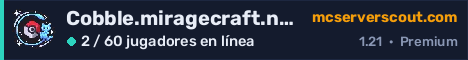 Banner del servidor Cobble.miragecraft.net