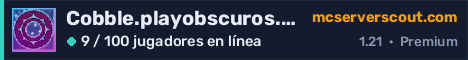 Banner del servidor Cobble.playobscuros.com