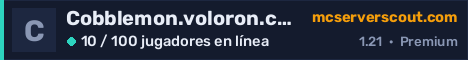 Banner del servidor Cobblemon.voloron.com