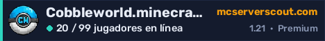 Banner del servidor Cobbleworld.minecraftr.us