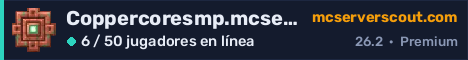 Banner del servidor Coppercoresmp.mcserver.us
