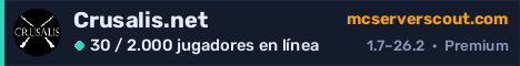 Banner del servidor Crusalis.net