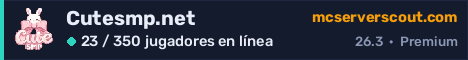 Banner del servidor Cutesmp.net