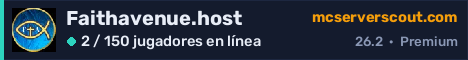 Banner del servidor Faithavenue.host