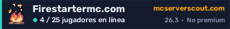 Banner del servidor Firestartermc.com