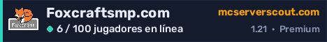 Banner del servidor Foxcraftsmp.com