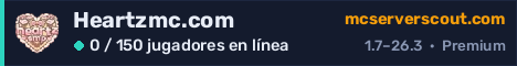 Banner del servidor Heartzmc.com