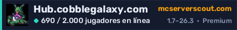 Banner del servidor Hub.cobblegalaxy.com