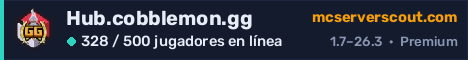 Banner del servidor Hub.cobblemon.gg