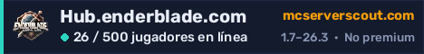 Banner del servidor Hub.enderblade.com