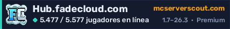 Banner del servidor Hub.fadecloud.com