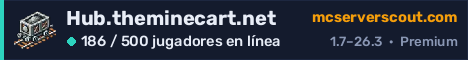 Banner del servidor Hub.theminecart.net