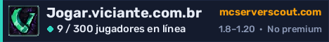 Banner del servidor Jogar.viciante.com.br