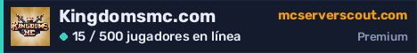 Banner del servidor Kingdomsmc.com