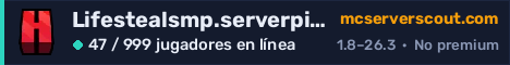 Banner del servidor Lifestealsmp.serverpit.com