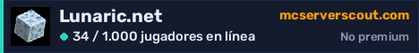 Banner del servidor Lunaric.net