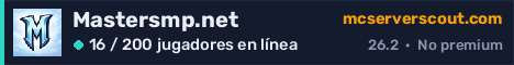 Banner del servidor Mastersmp.net
