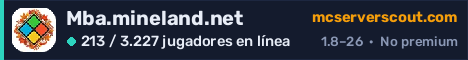 Banner del servidor Mba.mineland.net