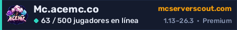 Banner del servidor Mc.acemc.co
