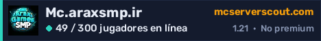 Banner del servidor Mc.araxsmp.ir
