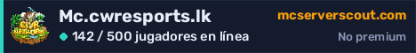 Banner del servidor Mc.cwresports.lk