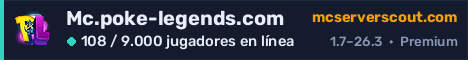 Banner del servidor Mc.poke-legends.com