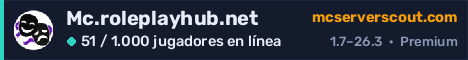 Banner del servidor Mc.roleplayhub.net