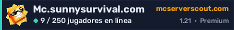 Banner del servidor Mc.sunnysurvival.com