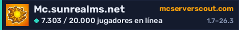 Banner del servidor Mc.sunrealms.net