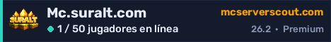 Banner del servidor Mc.suralt.com