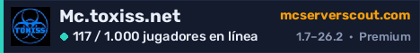 Banner del servidor Mc.toxiss.net