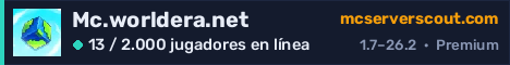Banner del servidor Mc.worldera.net