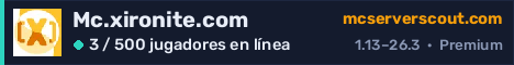 Banner del servidor Mc.xironite.com