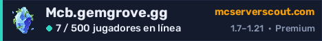 Banner del servidor Mcb.gemgrove.gg