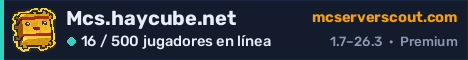 Banner del servidor Mcs.haycube.net