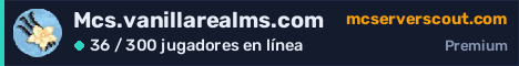 Banner del servidor Mcs.vanillarealms.com