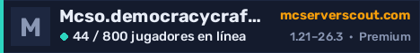 Banner del servidor Mcso.democracycraft.net