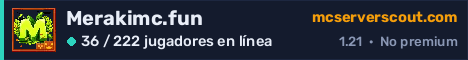 Banner del servidor Merakimc.fun