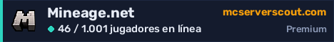 Banner del servidor Mineage.net